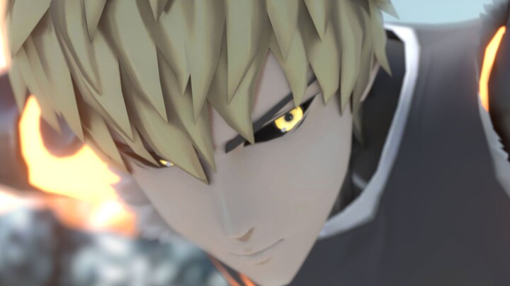 【blender2.8】Animation practice, Genos vs. Teacher (the teacher is too fast for you to see)