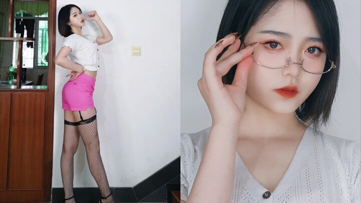 【❤️Qiqi❤️】Sexy finger-licking dance-HOT PINK