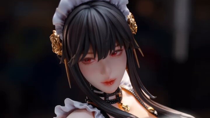 Put on a maid outfit for her yourself! How can you let go of such a playable GK~ [Sharing of the 1/4