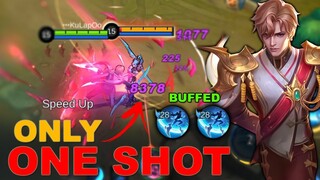 AAMON xBUFFED EASY ONE SHOT ENEMY | AAMON TOP 1 GLOBAL BUILD | MLBB