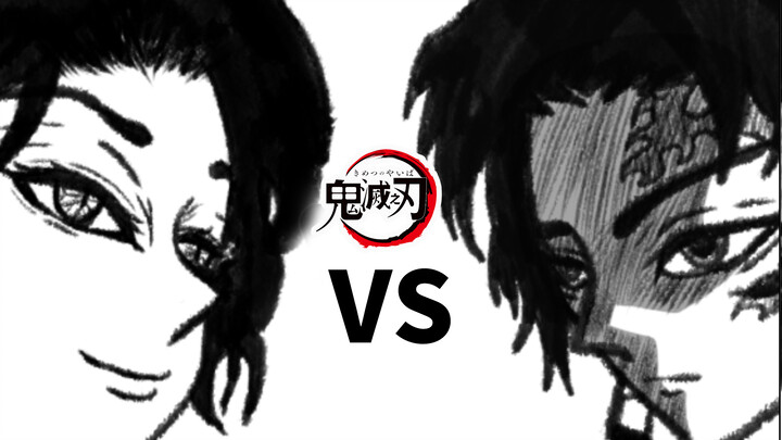[Hand-Drawing Animation] Demon Slayer: Yoriichi VS Muzan