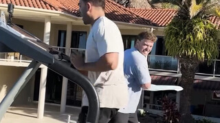 Funny treadmill challenge