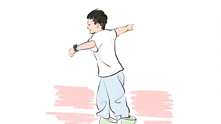 Meski lucu banget, menurutku dia kayak penari.