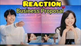 Reaction BTS Kim Sejeong Ahn Hyo Seop ☃️ Business Proposal #shorts #fyp #short #bts #kdrama #fypシ