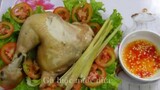 Món ăn ngon- Cách luộc gà vàng ươm với muối ớt siêu cay / Cô Trang Vog/ Tập 18