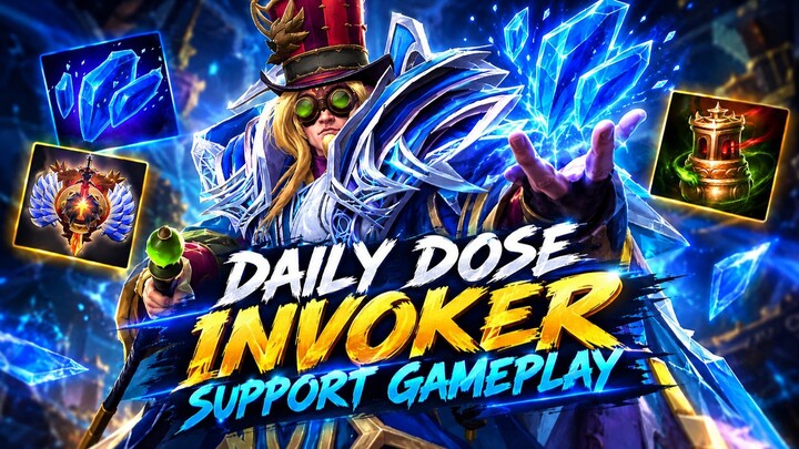 Invoker Support Initiator Gameplay Feat. Dark Seer Mid 🔴Immortal Rank🔴