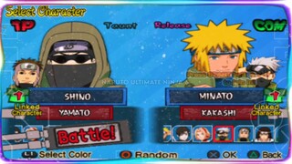 SHINO VS MINATO - NARUTO ULTIMATE NINJA 6 ANDROID GAMEPLAY