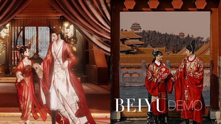 [Jianwang 3 Tibetan Flower Wedding Commemoration || Laughing Order] "He Xing joins hands with his so
