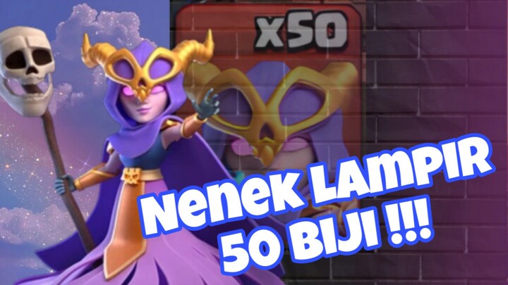 1 Menit langsung rata🤣 || Gameplay super witch coc