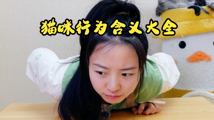 สารานุกรมความหมายพฤติกรรมของแมวทั้งหมด