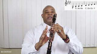 How to play F Minor Scale on Clarinet in 2 minutes