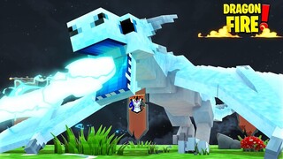 WE CAN FLY OUR ICE DRAGON FROSTY! - Minecraft DragonFire