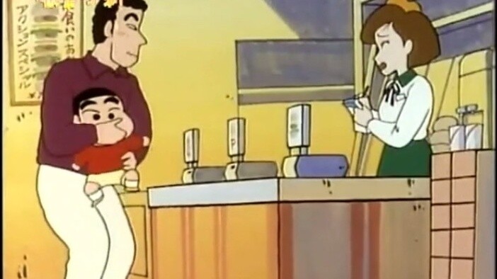 "Crayon Shin-chan" is prone to rage when encountering customers like Shin-chan