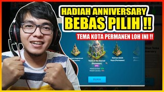 HADIAH TEMA KOTA PERMANEN GRATIS BISA PILIH APA AJA !! RISE OF KINGDOMS INDONESIA !!