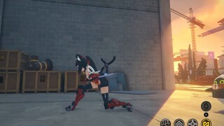 I always thought it was pulled out from the back.