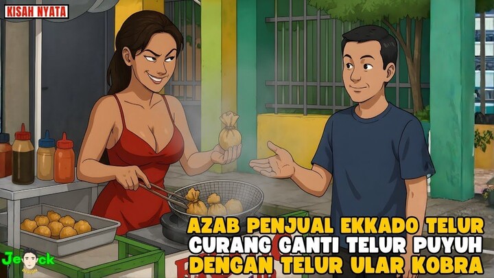 AZAB PENJUAL EKKADO TELUR CURANG GANTI TELUR PUYUH DENGAN TELUR ULAR KOBRA