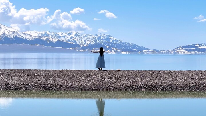 【Sayram Lake】Half mountains and rivers, half lake and sea—the last tear of the Atlantic