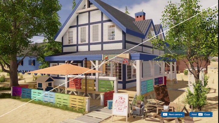 Book Store and Café at the Beach | House Flipper 2