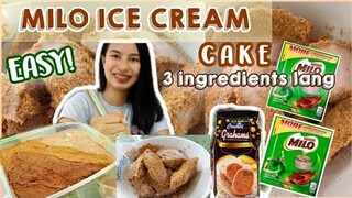 EASY MILO ICE CREAM WITHOUT MIXER | Princess Pagaduan