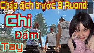 [Free Fire] Anh Da Đen Làm Thử Thách Chỉ Đấm Và Chấp Trước 3 Trận/Ngân Kaito