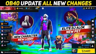 OB40 UPDATE NEW CHANGES FREE FIRE MALAYALAM || FREE FIRE OB40 UPDATE || FREE FIRE NEW EVENT