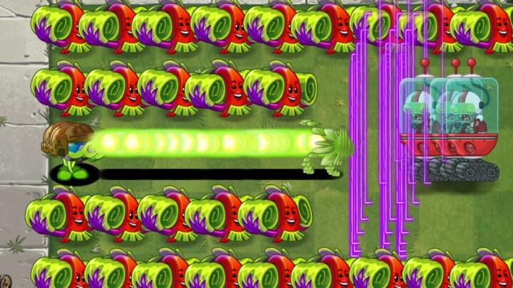 PvZ 2 Challenge – 100 Max-Level Plants vs. 3 Mirror Zombies, Each with 50,000 HP