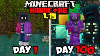 I Survived 100 Days in 1.19 Minecraft Hardcore