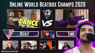 BIZKIT vs TINK | Online World Beatbox Championship Loopstation Battle | 1/4 FINAL BEATBOX REACTION