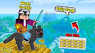 MINECRAFT CHUYỂN SINH THÀNH SLIME*TẬP 8* THU PHỤC SÓI CHIẾN VÀ KHÁM PHÁ THỦY CUNG DƯỚI ĐÁY BIỂN