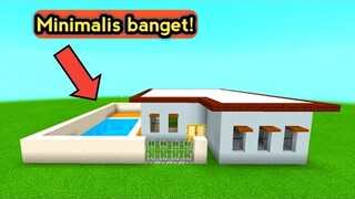 RUMAH MINIMALIS NUANSA MODERN DI MINECRAFT