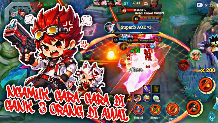 Haruskah Di awal Match Di Gank gitu 😡