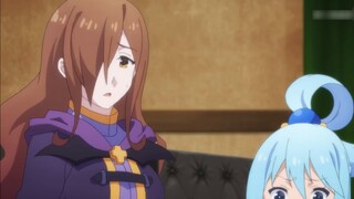 Aqua reveals her identity as a goddess, but is laughed at by the believers!