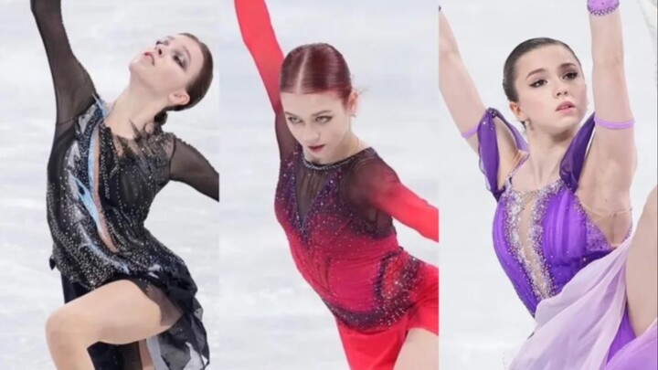 [Thể thao] So sánh 4T+3T giữa Kamila, Trusova và Shcherbakova