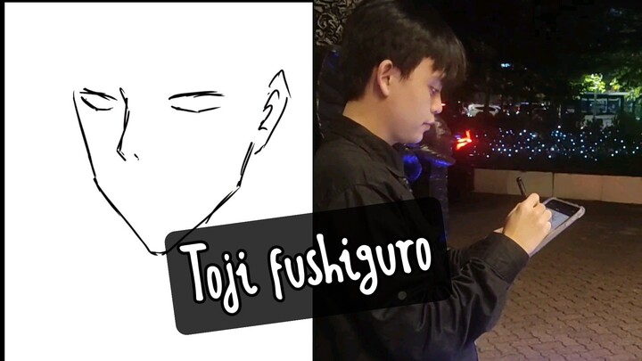 gambar 1 menit TOJI fushiguro !!!!