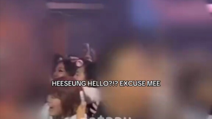 ENHYPEN HEESEUNG gets touched by the Engene