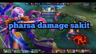 pharsa damage sakit'