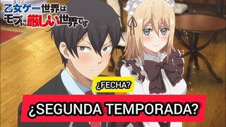 🔥¡¡CONFIRMAN TEMPORADA 2 DE OTOME GAME SEKAI WA MOB NI KIBISHII SEKAI!!🔥             -¿CUÁNDO SALE?