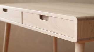 Bàn làm việc gỗ tần bì tái tạo
