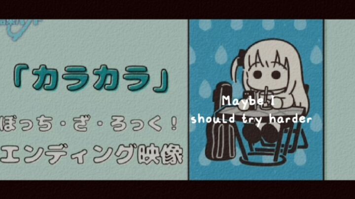Bocchi  the rock Animation Eduit