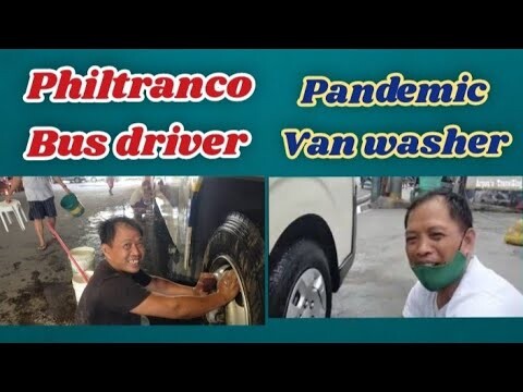 Ang Ng kasamahan ko! Sila Ang nag hugas Ng bus Ng philtranco!