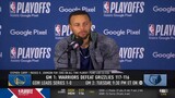 Stephen Curry on being back in the playoffs: “I just missed everything about this atmosphere."