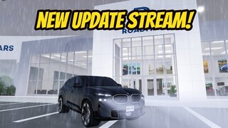 Greenville, Wisc Roblox l New Weather & CARS UPDATE Live Stream!