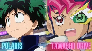 Polaris X Tamashii Drive | Mashup of Boku no Hero Academia X Yu GI Oh! Zexal