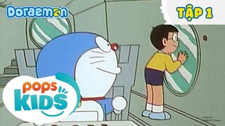 [S1] Doraemon | Tập 1 - Tàu Ngầm Giấy - Bình Chứa Gas Làm Đông Mây | Lồng Tiếng