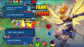 Fanny 3 Matches Prank! | Top Global Fanny Mobile Legends Bang Bang