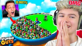 ICH GEWINNE aller ERSTEN SKIN CONTEST in Stumble Guys mit 0.001% Rare Skin 😱 (XXL BATTLE)