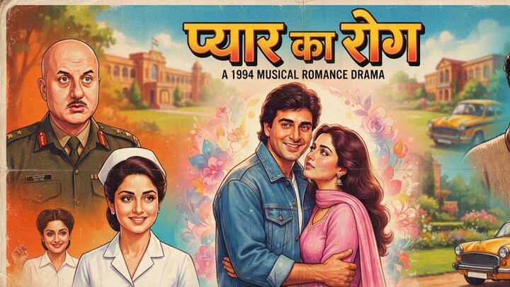Pyar Ka Rog  1994 - Ravi Behl, Sheeba, Shammi Kapoor, Anupam Kher
