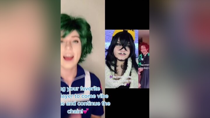 duet with  Let’s vibe!!✨ myheroacademia cosplayers midoriya ChewyChattyPets