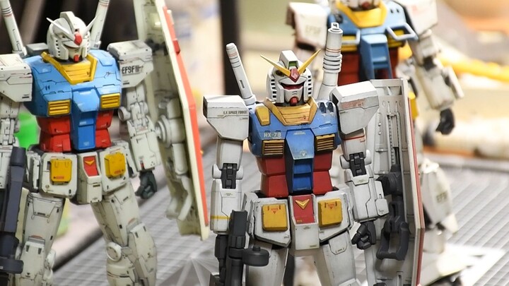 [NAOKI example] Sharing of the creation of the three early original Gundams