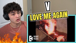 V 'Love Me Again' Official MV REACTION!